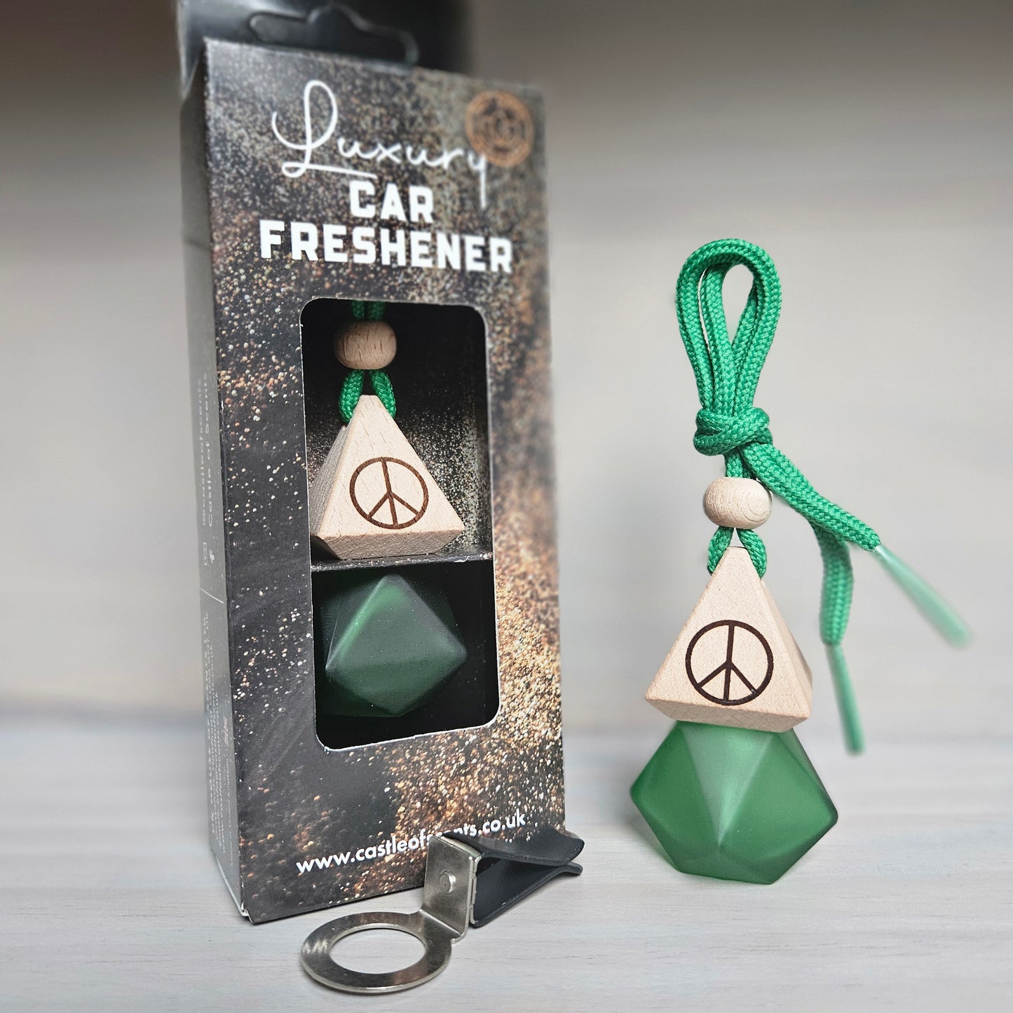 Peace Sign car air freshener