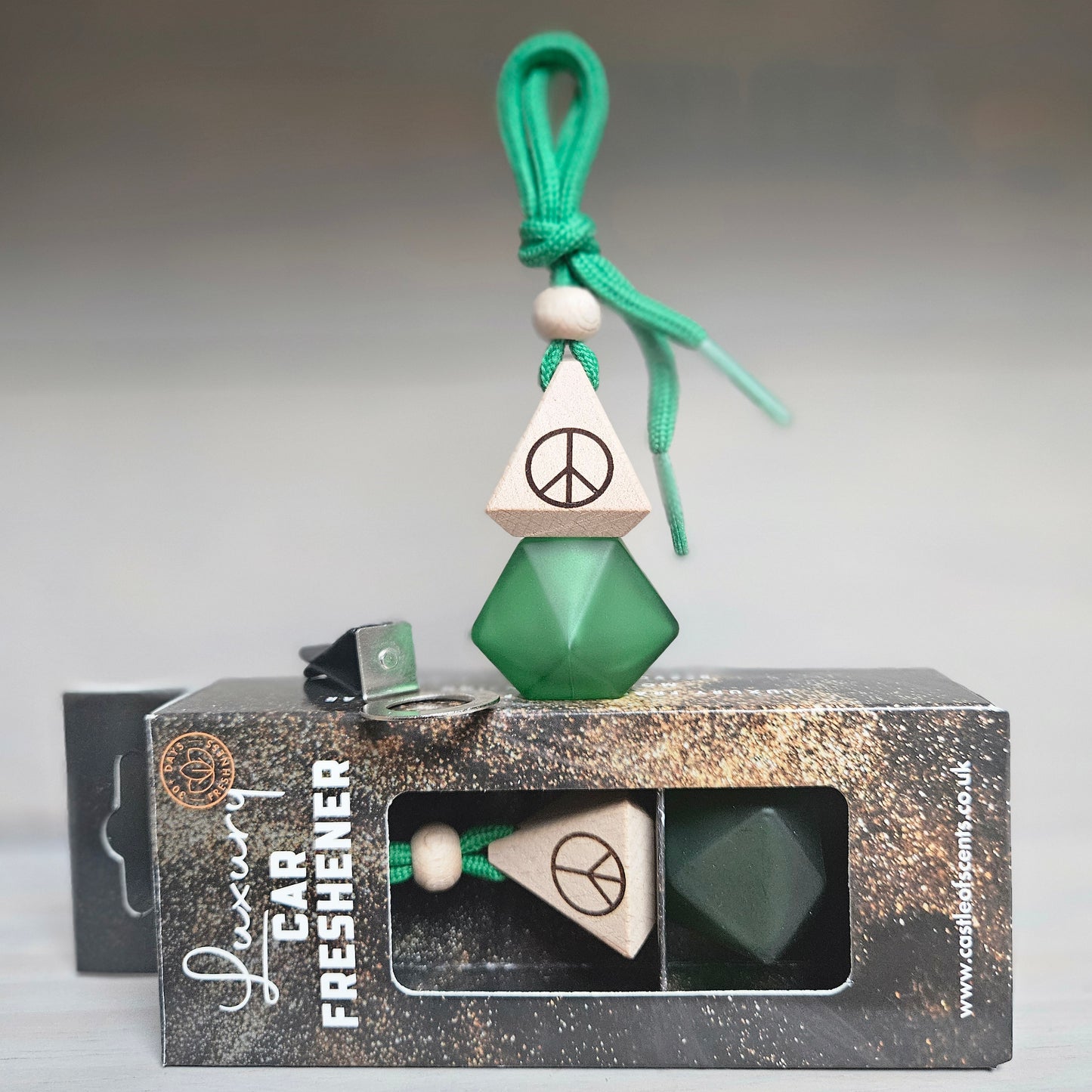 Peace Sign car air freshener