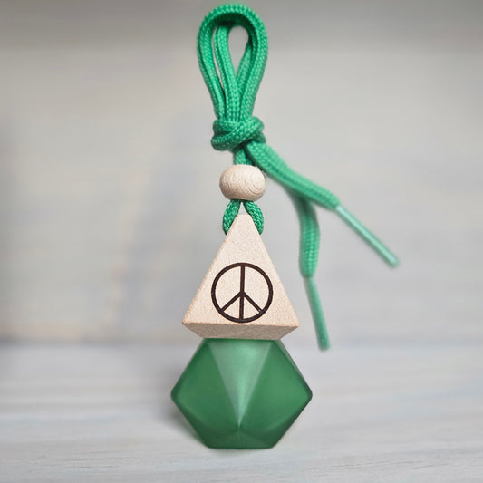 Peace Sign car air freshener